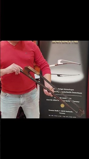 Octobass Bow by F. Günter Hoyer - Cremona Mondomusica 2024