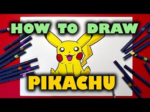 How To Draw Pikachu | Drawing lessons for Kids