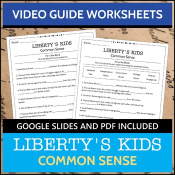 Liberty's Kids | Episode 12 | Common Sense | Video Guide