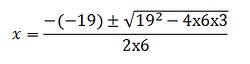 Solving simple quadratic equations