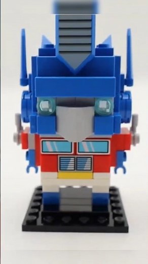 LEGO BrickHeadz 40803 Transformers Optimus Prime Robot & Vehicle LEGO Speed Build Review #lego