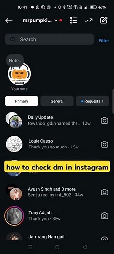 how to check dm in instagram #howto #instagram #technology #techtutorial