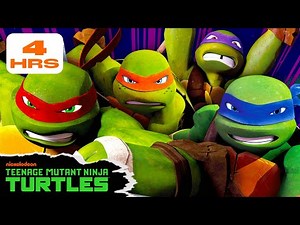 4 HOURS of the Most HEROIC Moments from Teenage Mutant Ninja Turtles! 😃 | TMNT