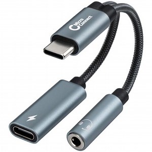 Microconnect MC-USBC-AUDIOCF adattatore de cavo de video 0,13 m Argento