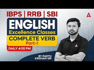 English Complete Verb in One Video #1 | IBPS / RRB / SBI | By Parth Krishan Sir