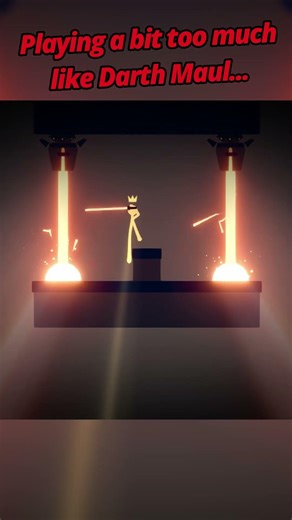 If a broke Darth Maul played stick fight 💀?? #shorts