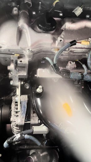 Car Engine Cleaning Process: A Close-Up View