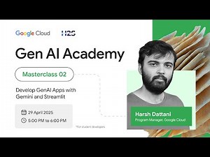 Student Masterclass 02 - Develop GenAI Apps with Gemini and Streamlit