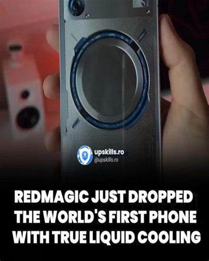 Tech | Artificial Intelligence | AI | Wealth on Instagram: "REDMAGIC Unleashes the First TRUE Liquid-Cooled Smartphone in the World REDMAGIC just changed smartphone engineering forever. This is the first phone to introduce a genuine liquid-circulation cooling system — not vapor chambers, not passive heat pipes, but an active loop that keeps the device running at peak performance even under extreme gaming loads. In this video, we break down how the liquid system works, why it prevents thermal thr