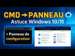 💻⚡ Windows : Ouvrir le Panneau de Configuration avec CMD !