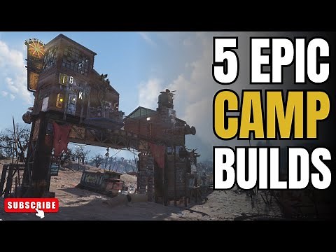 These builds are EPIC! 5 MUST SEE Fallout 76 Camps