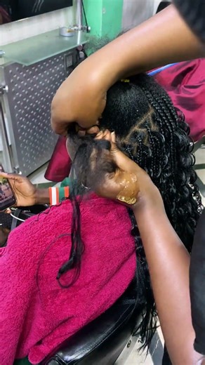 Braid Step By Step knotless braids Tutorial #naturalhair #twostrandtwist #hairstyle #haircare