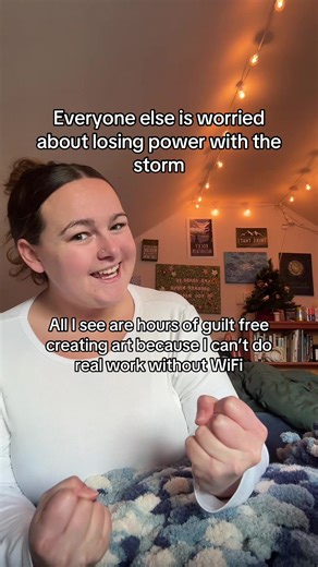 Guilt-Free Art Creation During a Storm