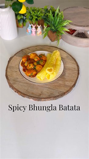 Masala Bhungla Batata | Quick & Tasty