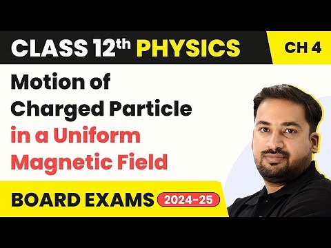 Motion of Charged Particle in a Uniform Magnetic Field | Class 12 Physics Chapter 4
