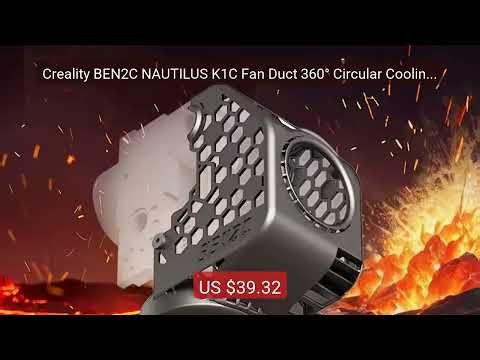 Creality BEN2C NAUTILUS K1C Fan Duct 360° Circular Cooling Fl... — Amazing Value 2026 | Must Have!