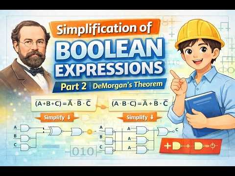 Simplification of Boolean Expression Part 2 | Digital Electronics | Polytechnic & Diploma
