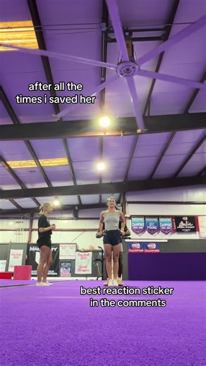 maybe she’s not a good spotter #fyp #viral #cheerleader #couplescomedy