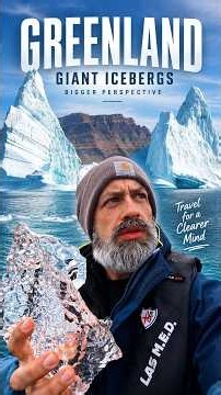 Giant Icebergs in Greenland Put Life Into Perspective #greenland #iceberg #bucketlist #arctictravel