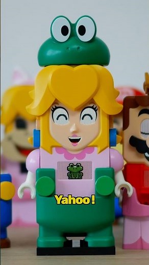 LEGO Super Mario & 🐸 Peach #lego #mario #nintendo
