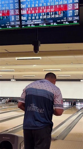 Amateur Bowlers Channel on Instagram: "Still pumped about throwing my first 300 1-Handed last night. These two shots show you that a little luck is always needed. I very well could have split, 10 pinned or washed out the last 2 balls, but bowling was nice to me last night. Finished with a 766 for the set and 5 months ago if you told me I would have (3) 750+ series and a 300 I would have laughed at you, but here we are ✅ #BowlifiStaff #fyp #newreleases #TeamBrunswick #Driven2Bowl #turbo2n1grips #