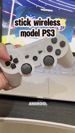 Stick wireless model PS3. Bisa dipakai untuk Android, iOS, PC, Windows, sampai Mac.
