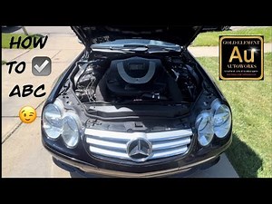 How To Check & Add ABC Hydraulic Fluid 😉 Mercedes SL550 SL500 SL600 SL55 S55 S600 CL500 CL600 CL550