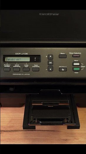 Brother DCP-J105 - jak wyczyścić głowicę? - poradnik #brother #drukarka #czyszczenie