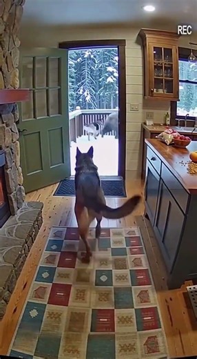German Shepherd saves owner from bear invasion