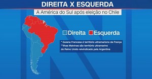 Direita x Esquerda: Mapa mostra distribuição de governos na América do Sul | CNN Brasil