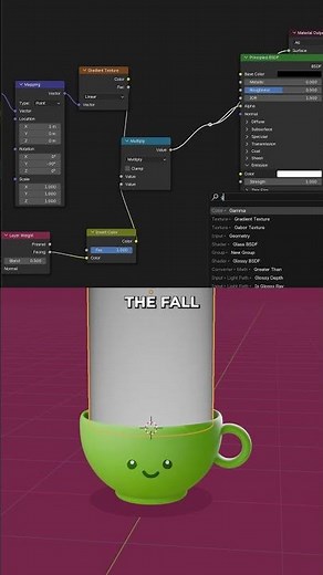 Create a nice steam shader in Blender. #b3d #blender3d #3d