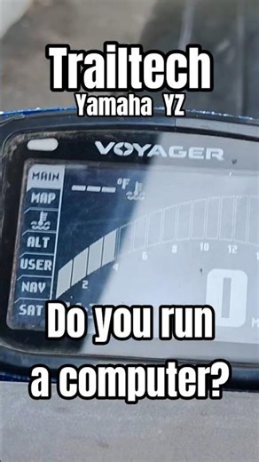 Do you run a computer on your bike? We put one on our YZ400F #yamaha and love it!