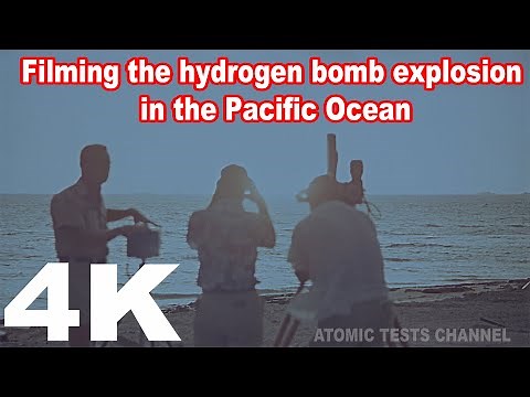 Unedited Famous Footage Of U.S Nuclear Testing & Flash At Pacific Ocean 1.37 megatons