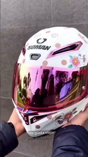 Pink Helmet Perfection: Why It’s a Must-Have for Lady Bikers#RidersAura #MotorcycleFashion