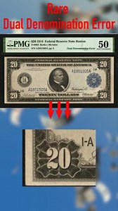 19K views · 155 reactions | Rare Dual Denomination Error #coin #dollar #banknotes #bill #errorcoin #coincollecting #treasurehunt | HeritCoin | Facebook
