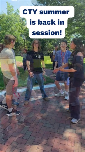 Summer at CTY is officially underway! ☀️ Many of our summer online courses are also in full-swing, with more in-person sites set to kick off next week. Follow along for more moments from our in-person programs! #ctysummer