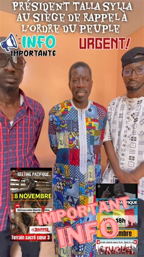 Président talla sylla | Collectif DU Peuple