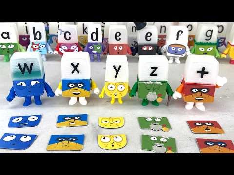 Alphablocks DIY Toys (W,X,Y,Z and Plusman) - DIY Magnetic Figures || Keiths Toy Box