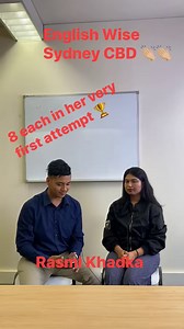 SYDNEY CBD branch. Rasmi Khadka nailed her exam with 8 each in PTE exam 👏🏼🏆👏🏼 with a beautiful score of 90 in speaking and 87 in Reading 👍👍💥. Her commitment during her preparation is clearly reflected in her score. Proud of you Rasmi 😇😇. #nononsenseonlyresults | English Wise- PTE, IELTS, NAATI and OET Experts