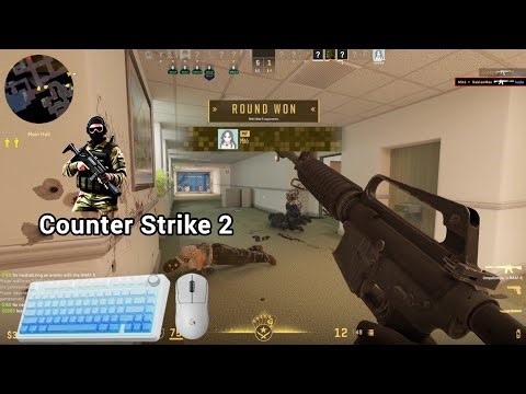 [ASMR Counter Strike 2] acing & improving!! keyboard + mouth sounds~