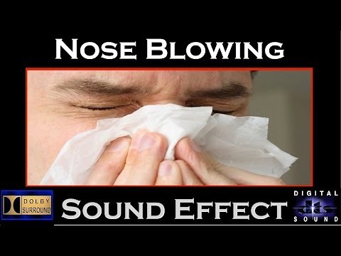 Nose blowing Sound Effect | NOSE BLOW SFX | HD