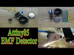 Attiny85 EMF Detector