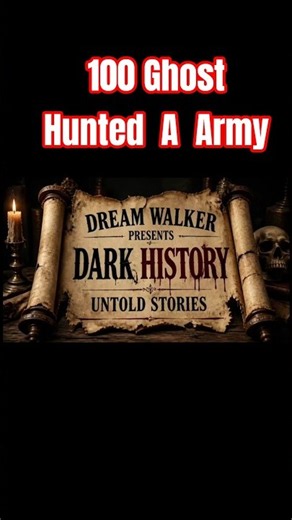 Did You Know 100 GHOSTS HUNTED an ARMY of 7,000? #shorts #darkhistory