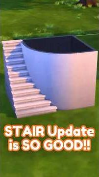 The Sims 4 Stair Update Is WAY Better Than I Thought 👀 #shorts