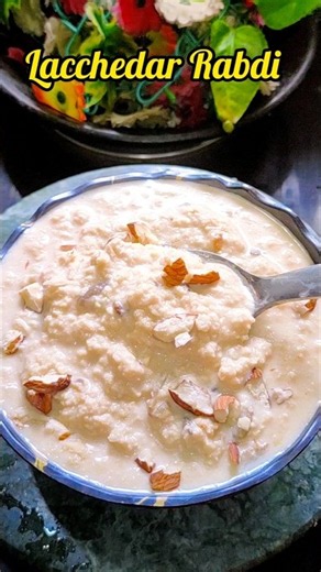 Lacchedar Rabdi Recipe / रबडी रेसिपी #shorts​ #rabdi​ #rabdirecipe​ #rabri​#trending #food #viral