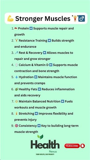 How to Build Stronger Muscles Fast 💪