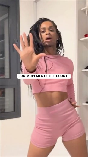 She said bye bye bye to boring workouts 😂