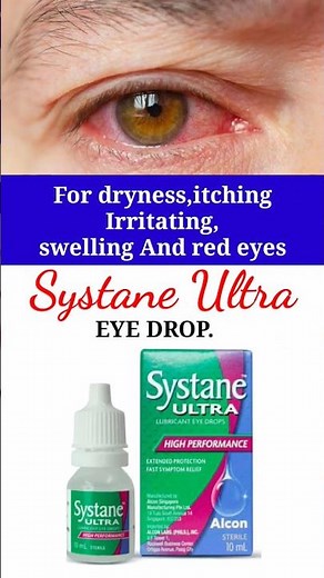 Sustane Ultra Eye drops Dry eyes itching, red eyes, swelling, irritating
