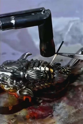 Lucky Metal Fish DIY #MetalCraft #LuckyFish #DIY