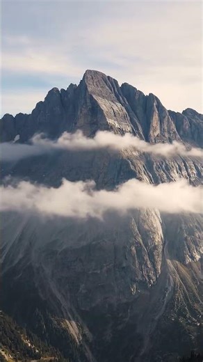 Slow Clouds Over Mountain ⛰️🌫️ | Calm Nature Motion for Deep Relaxation